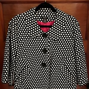 Adorable Spense Woman polka dot Jacket